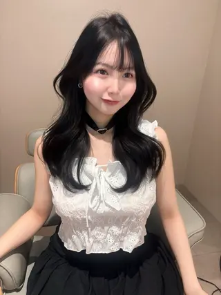 ロング レイヤーカット/ 韓国girly🤍楓のヘアスタイル