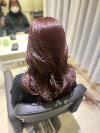 セミロング カラー 🟠髪質改善縮毛矯正 YUTO🟠のヘアスタイル