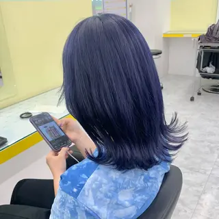 ロング カラー ハイトーンカラー 🦄レイヤーカットのヘアスタイル