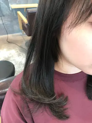 ミディアム カラー AUBE hair ales福岡平尾店所属・塚本 昂のヘアスタイル