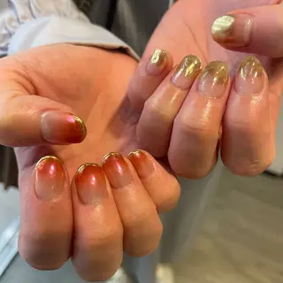 ネイル 🫧飛山琉桜/二条 ネイルアート/束感のマツエク・マツパデザイン