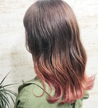 ロング カラー ケアブリーチ /髪質 改善/古橋圭史郎のヘアスタイル