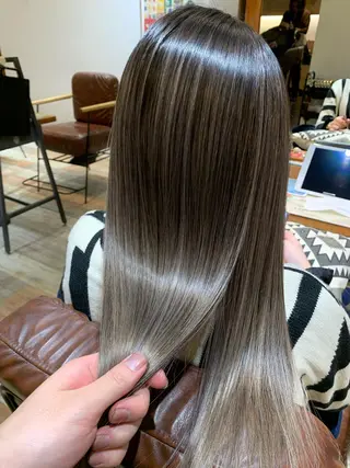 ロング カラー シールエクステ♦️ レイヤー♦️福田晃大のヘアスタイル