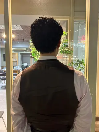 パーマ メンズ hair salon Glanz所属・川筋 桃果のヘアスタイル