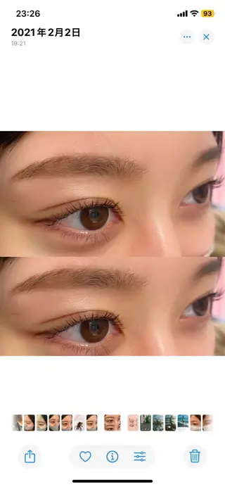 マツエク・マツパ un eyelash mikiのマツエク・マツパデザイン
