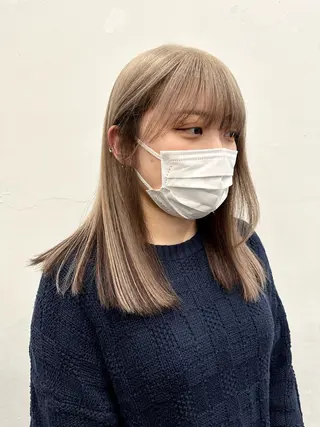 ミディアム カラー レイヤーカット/艶髪 ✨💭KIRARIのヘアスタイル