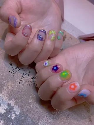 ネイル 長さだし専門店 M2　rikaのネイルデザイン