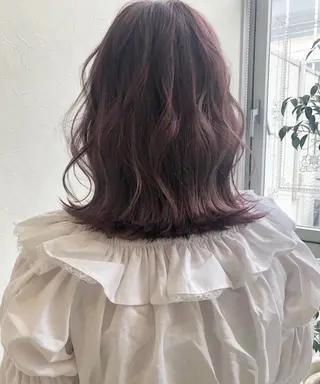 ミディアム カラー nakahara madokaのヘアスタイル