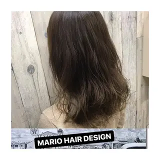 セミロング カラー パーマ ヘアアレンジ メンズ キッズ Forest. -髪質改善-のヘアスタイル