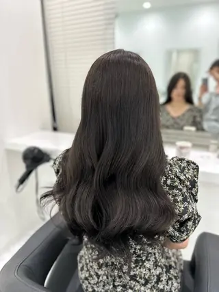 ロング カラー 赤み消し透明感🩶 銀座Ryota🩶のヘアスタイル