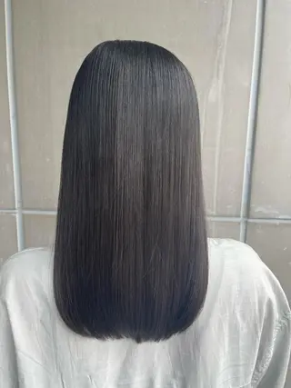 ロング かめい りなのヘアスタイル