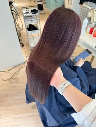 ロング カラー ParveMix🎀 稲垣詞葉のヘアスタイル