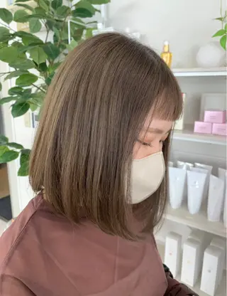 ミディアム カラー 透明感🫧ナチュラル 🍀りんたろうのヘアスタイル
