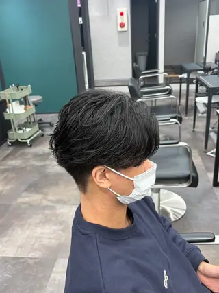 ショート パーマ メンズ メンズ特化🔥　齋藤 航のヘアスタイル