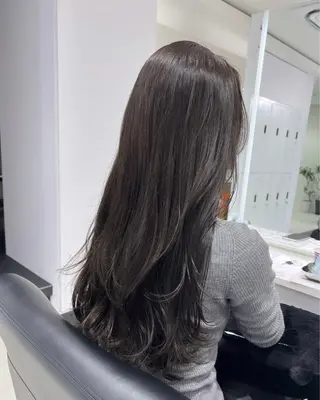 ロング カラー グレージュ/ベージュ /経堂/sana🌱のヘアスタイル