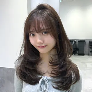 ロング カラー GO TODAY 原宿Verno店所属・韓国系支持率No.1 レイヤー特化/きょうのヘアスタイル