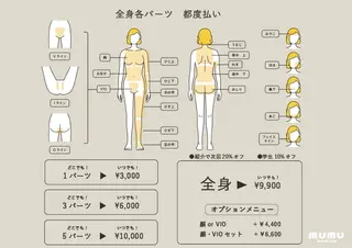 mumu beautyのエステ・リラクイメージ