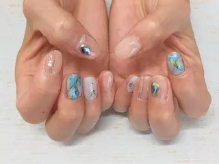 ネイル 𖡼 yumenoのネイルデザイン