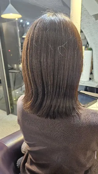 セミロング 滝 菜々子のヘアスタイル