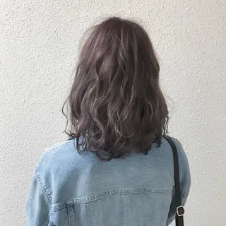 ミディアム カラー インナーカラー/天神 ブリーチ/吉田のヘアスタイル