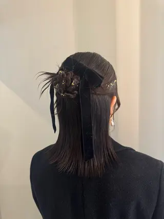 ミディアム 内沼 恵留菜のヘアスタイル