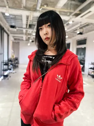 セミロング steed tokyo所属・KOOKI スティードトーキョーのヘアスタイル