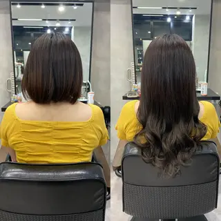 セミロング ヘアアレンジ ar+ ❤︎ maiのヘアスタイル