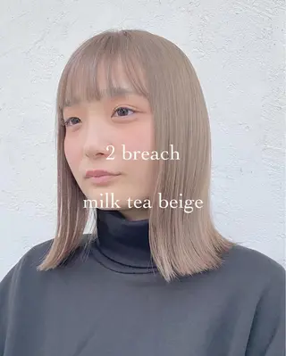 ショート カラー 顔周りカット× 髪質改善【リョウ】のヘアスタイル