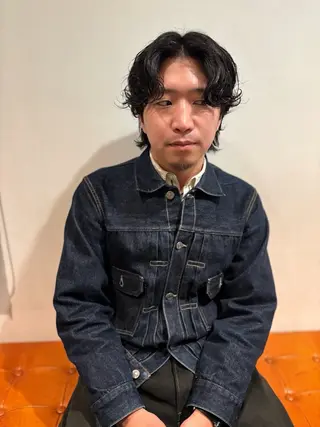 ミディアム メンズ 優作 〜圧倒的信頼〜のヘアスタイル