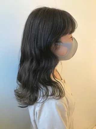 カラー nono/パーマ /顔まわりカット🐈のヘアスタイル