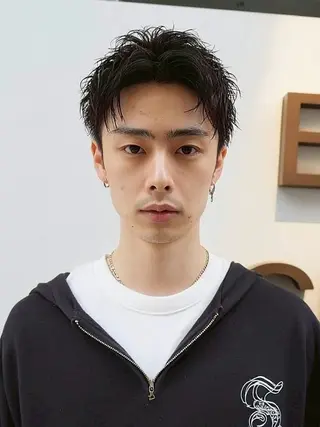 パーマ メンズ 西 優衣奈のヘアスタイル