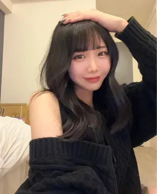 ロング カラー ダブルカラー 新宿のヘアスタイル