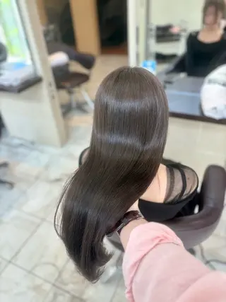 ロング カラー 🎀透明感カラー 🐈ナズナのヘアスタイル