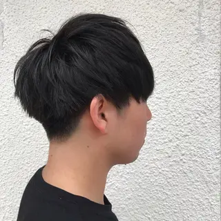 ショート カラー パーマ メンズ JUNTA 梅田茶屋町のヘアスタイル