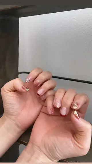 ネイル 甲府市徳行 🧸prunelleのネイルデザイン