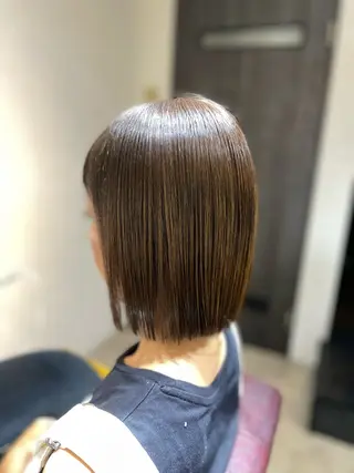 ミディアム 星野 茉由のヘアスタイル