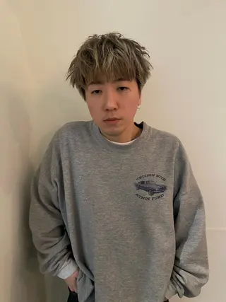 ショート メンズ 原 瑞希のヘアスタイル