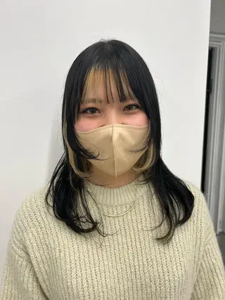 カラー 愛結 暖色カラー🎀🩰のヘアスタイル