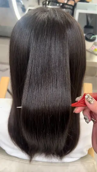 セミロング 艶カラー♡ ゆうかのヘアスタイル