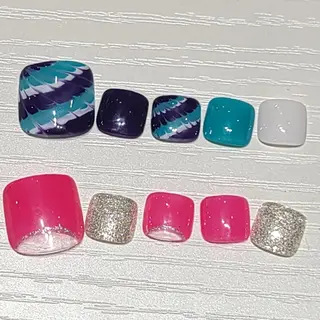 ネイル 6RokuHair（ロクヘアー)所属・門川 茉奈美のネイルデザイン