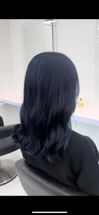 セミロング カラー お客様満足No.1 🌈Neneのヘアスタイル