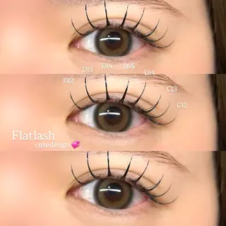 マツエク・マツパ Mell Yuuna ♡パリエク /束感のマツエク・マツパデザイン