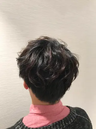 ショート パーマ メンズ 【東北メンズヘア1 位受賞🥇】本間祐太のヘアスタイル