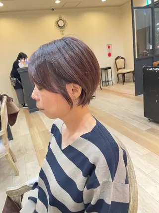 ショート 亀川蓮 Agu hairのヘアスタイル