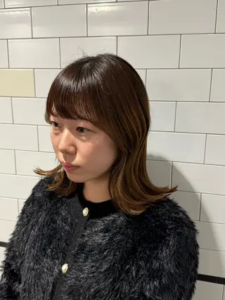 セミロング 直前予約大歓迎‼️/ 松野和志のヘアスタイル