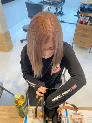 カラー 🌷柔らかクリーミー 🤍kirari🌷のヘアスタイル