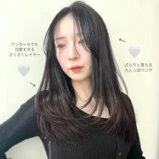 ロング Lufeli所属・🫧いとうりお🫧 ショート/レイヤーのヘアスタイル
