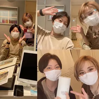 ショート カラー メンズ キッズ ✂︎ショート、ボブ、 レイヤー🩵YUMIのヘアスタイル