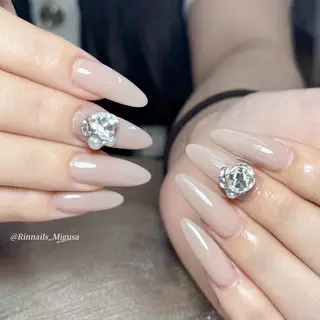 ロング RIN NAILS ᥫ᭡Migusaのネイルデザイン
