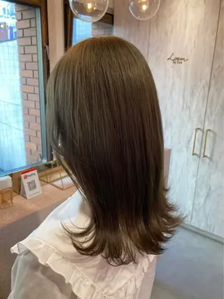セミロング カラー 新宿/髪質改善/暖色 カラー/shiyuのヘアスタイル